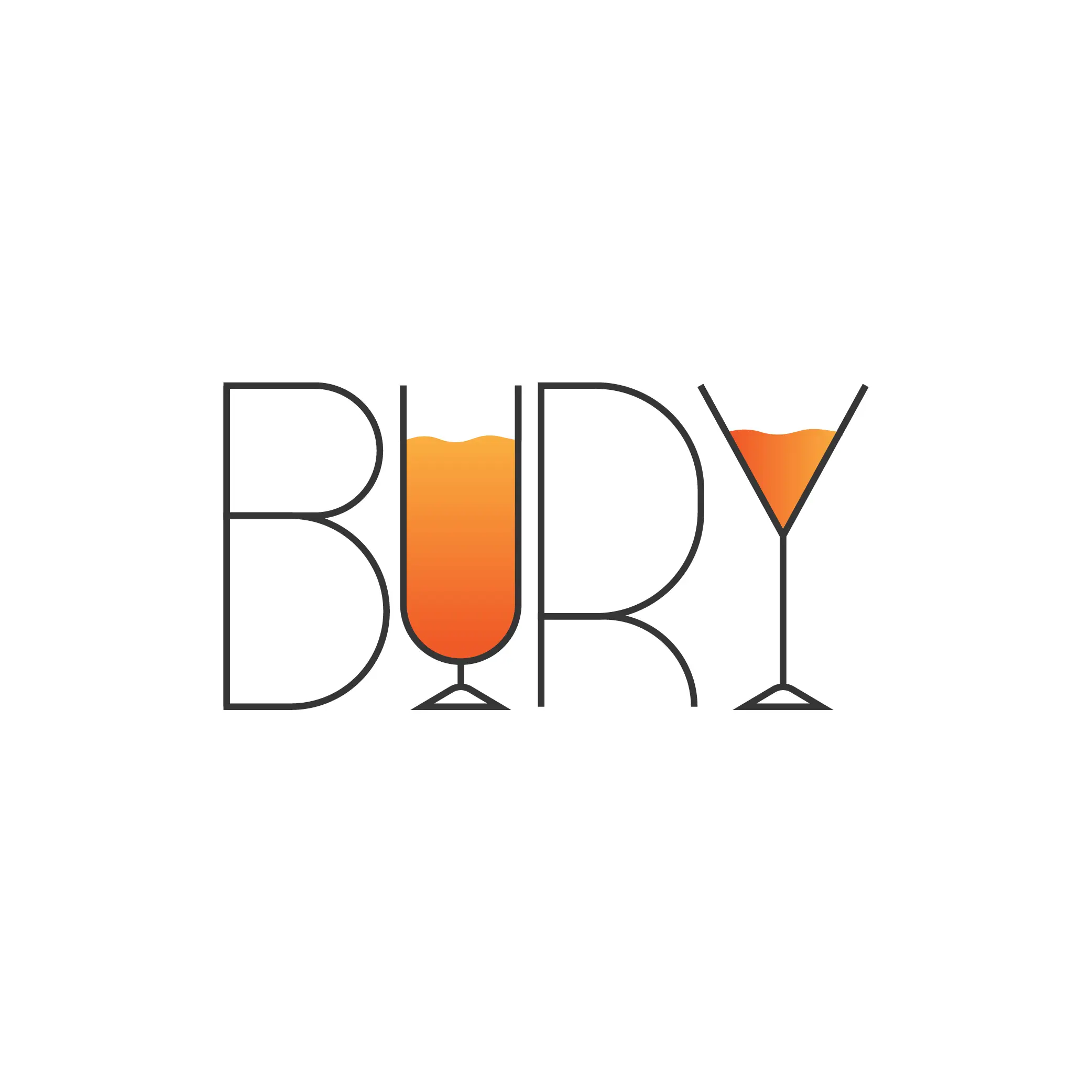 Bury Coffee Shop Logo Front View